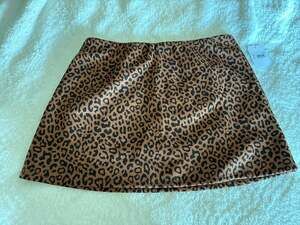 Altar'd State Brown Leopard Print Mini Skirt Size Medium A414